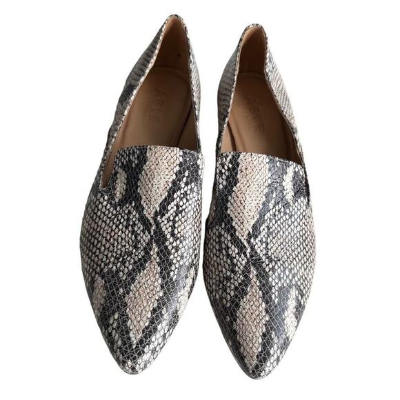 Able Women’s Lizbeth Snake Print Loafers, Size 10 - Picture 4 of 8